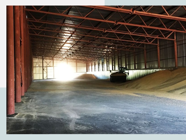 Строительство зернохранилищ в Энгельсе