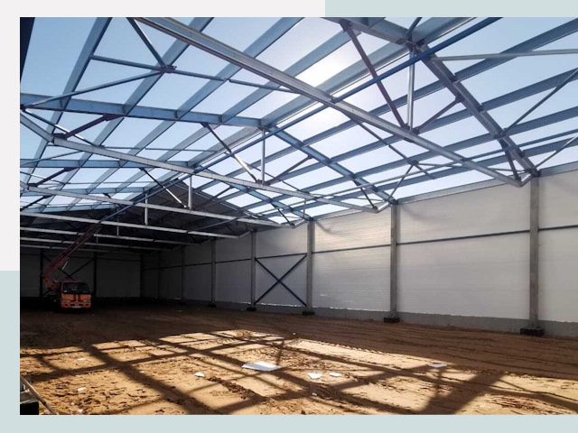 Строительство сенохранилищ в Энгельсе