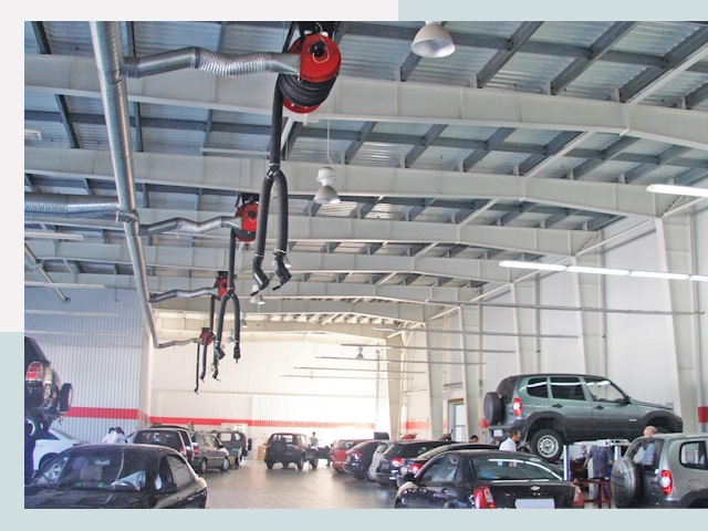 Строительство автосалонов из металлоконструкций от 640 руб.