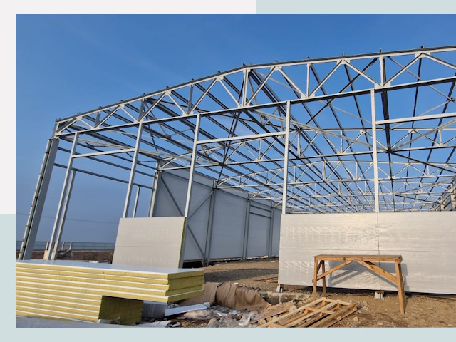 Утепленные ангары в Энгельс от 640 руб. за м²