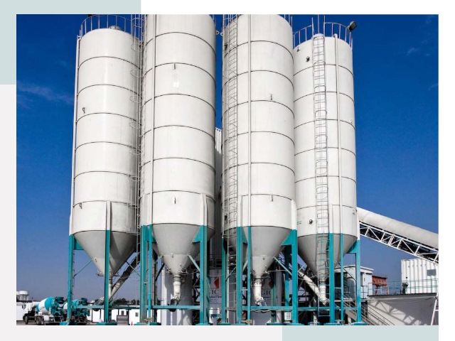 Строительство цементных силосов в Энгельсе