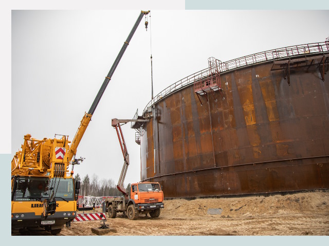 Монтаж резервуаров в Энгельсе от 640 руб. за м³