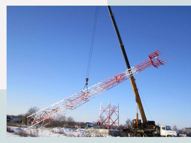 Строительство башен связи в Энгельсе от 640 руб.