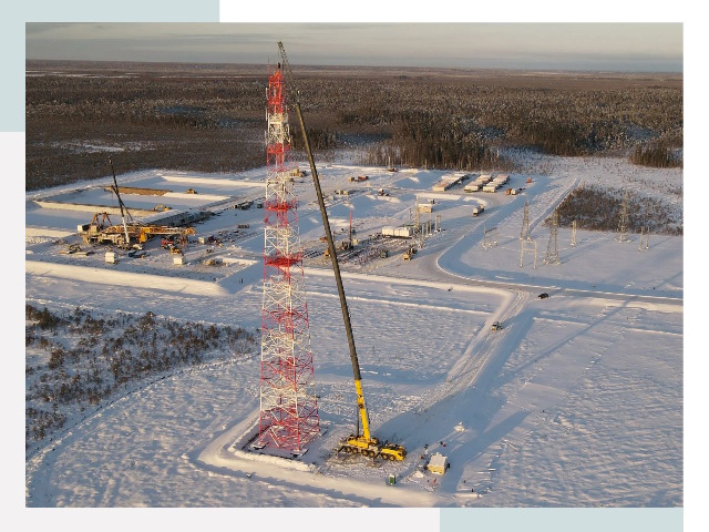 Мачты связи в Энгельсе