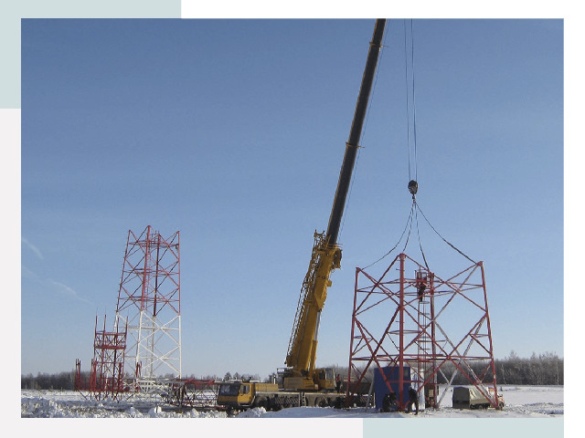 Монтаж вышек связи в Энгельсе