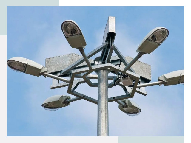 Монтаж осветительных мачт в Энгельсе