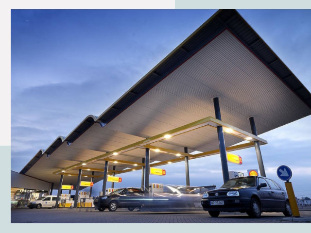 Навесы для АЗС в Энгельс от 640 руб. - Защита и комфорт