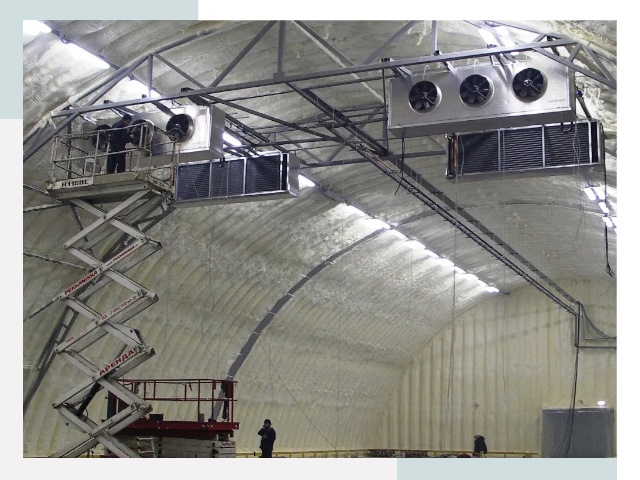 Оснащение ангаров в Энгельсе