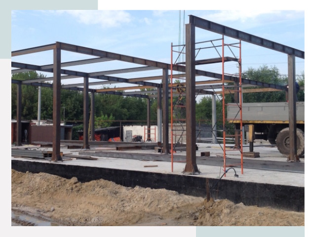 Фундамент для ангаров в Энгельсе