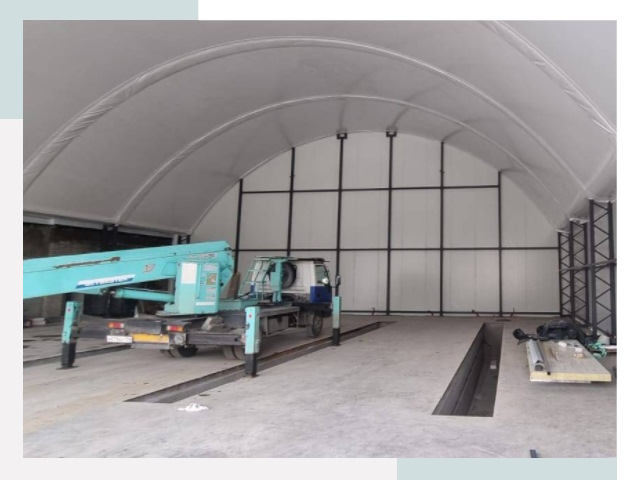 Внутреннее оснащение ангаров в Энгельсе