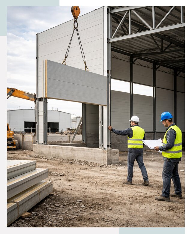 Склад из сэндвич панелей под ключ в Энгельсе от 10126 р. | СтальСтрой-Энг