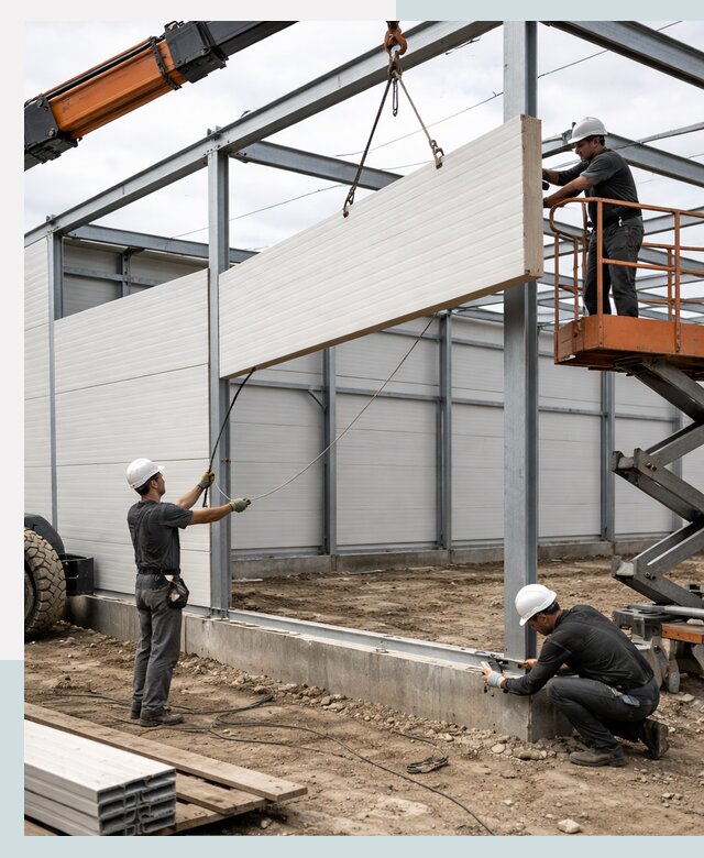 Строительство складов из сэндвич панелей в Энгельсе под ключ