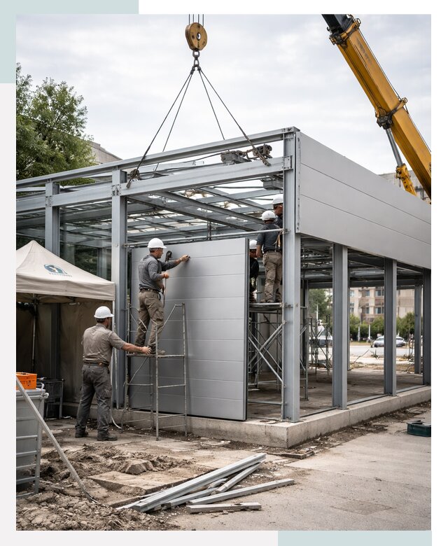 СтальСтрой-Энг: торговый павильон под ключ в Энгельсе от 37307 р.