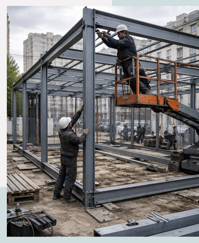 Строительство и монтаж торговых павильонов под ключ в Энгельсе