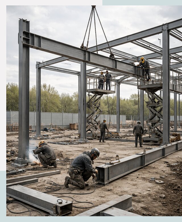 Строительство выставочных павильонов из металлоконструкций в Энгельсе