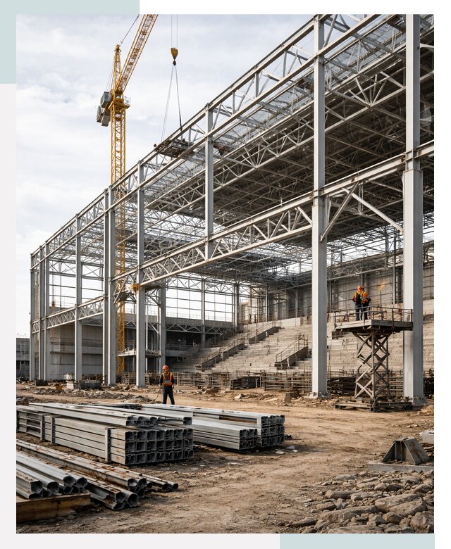 Строительство спортивных комплексов в Энгельсе от 31977 р. | СтальСтрой-Энг