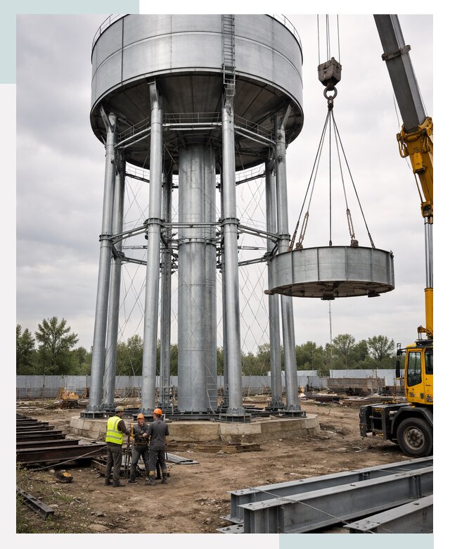 Строительство водонапорной башни в Энгельсе от 2664750 р., СтальСтрой-Энг