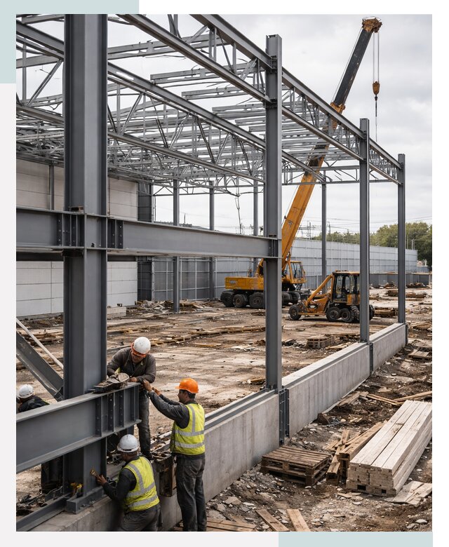 Строим здания из металлоконструкций в Энгельсе от 15989 р. | СтальСтрой-Энг