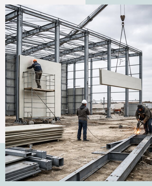 Быстровозводимые производственные здания под ключ в Энгельсе