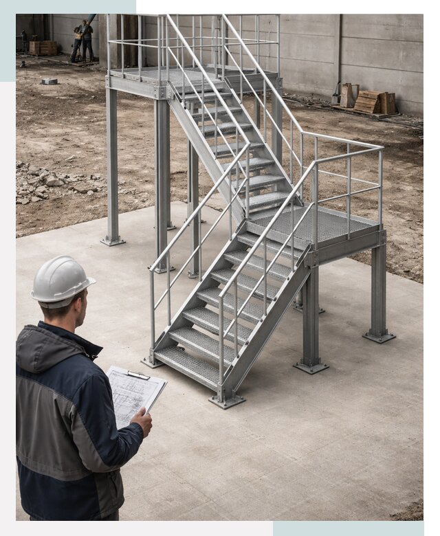 Металлические лестницы и площадки в Энгельсе от 15989 р. | СтальСтрой-Энг