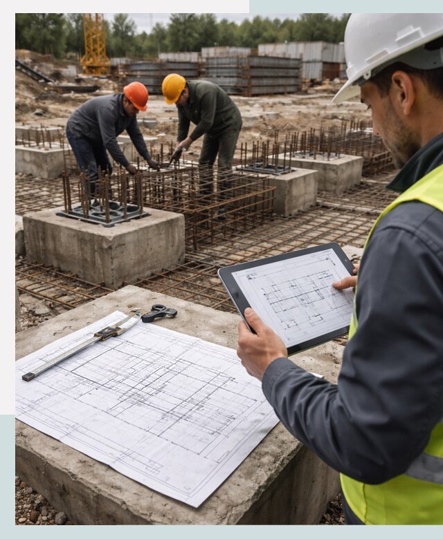 Проектирование фундаментов под металлоконструкции в Энгельсе